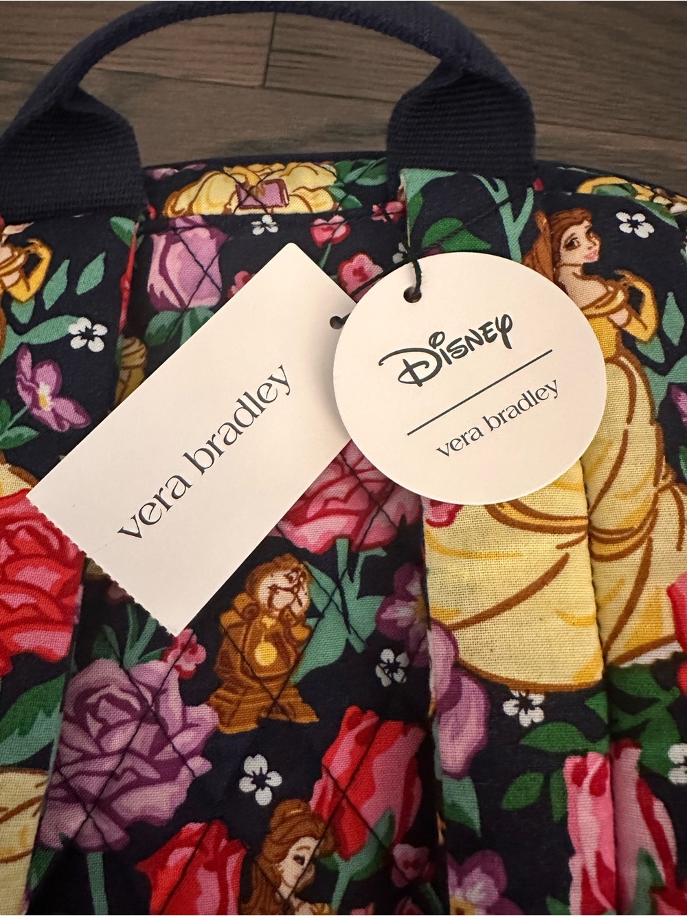 Vera Bradley Limited Edition Disney’s Belle Large Backpack NWT - Picture 15 of 16